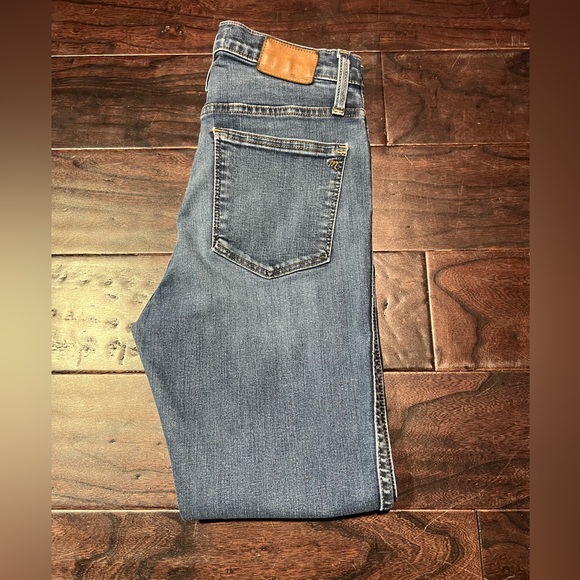 Madewell 10” High-Rise Skinny Jeans Size 28 Medium Wash - Picture 2 of 4